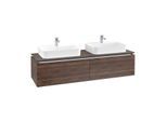 Villeroy & Boch Legato Waschtischunterschrank B767L0VH 160x38x50cm, mit LED-Beleuchtung, Arizona Oak