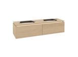 Villeroy & Boch Legato Waschtischunterschrank B767L0VJ 160x38x50cm, mit LED-Beleuchtung, Nordic Oak