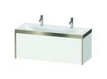 Duravit XViu Waschtisch-Unterschrank XV4613OB118P 120x48cm, 1 Auszug, champagner matt, Rahmen P, weiß matt