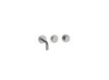 Herzbach MODUL7 PUSH TA Waschtisch- 70.701603.1.09 Wandbatterie Fertigset 160mm Edelstahl
