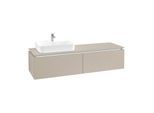 Villeroy & Boch Legato Waschtischunterschrank B763L0VK 160x38x50cm, mit LED-Beleuchtung, Soft Grey