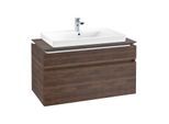 Villeroy & Boch Legato Waschtischunterschrank B695L0VH 100x55x50cm, mit LED-Beleuchtung, Arizona Oak