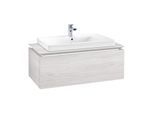 Villeroy & Boch Legato Waschtischunterschrank B694L0E8 100x38x50cm, mit LED-Beleuchtung, White Wood