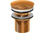 Steinberg Serie 100 Schaftventil 1001693RG 1 1/4", für Waschtische ohne Überlauf, Rose Gold