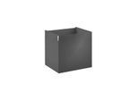Emco Waschtisch-Unterschrank 958327525 schwarz, 39,6 x 39,2 x 32 cm, Türgriff links