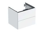 Geberit One Waschtisch-Unterschrank 505261001 59,2 x 50,4 x 47 cm, weiß/lackiert hochglänzend, 2 Schubladen