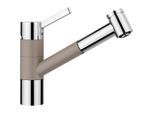 Blanco Tivo-s Küchenarmatur 517619 ausziehbar, SILGRANIT-Look tartufo/chrom