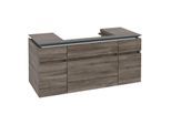 Villeroy und Boch Legato Waschtischunterschrank B69700RK 120x55x50cm, Waschtisch mittig, Stone Oak