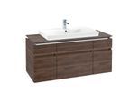 Villeroy & Boch Legato Waschtischunterschrank B697L0VH 120x55x50cm, mit LED-Beleuchtung, Arizona Oak