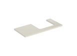 Geberit One Waschtisch-Platte 505324004 105 x 3 x 47 cm, sand-grau/lackiert hochglänzend, Ausschnitt rechts