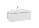 Villeroy & Boch Legato Waschtischunterschrank B68000DH 100x38x50cm, Glossy White
