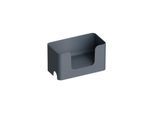 Hewi 802 LifeSystem Ablagebox 802.03B20090 aufsteckbar an Stangensystem, matt, tiefschwarz
