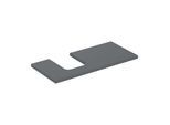 Geberit One Waschtisch-Platte 505294003 105 x 3 x 47 cm, lava/lackiert matt, Ausschnitt links