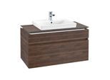 Villeroy & Boch Legato Waschtischunterschrank B681L0VH 100x55x50cm, mit LED-Beleuchtung, Arizona Oak
