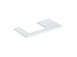 Geberit One Waschtisch-Platte 505303001 90 x 3 x 47 cm, weiß/lackiert hochglänzend, Ausschnitt links