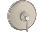 hansgrohe Axor Montreux Fertigmontageset 16824820 UP-Thermostat, mit Hebelgriff, brushed Nickel