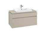 Villeroy & Boch Legato Waschtischunterschrank B68100VK 100x55x50cm, Soft Grey
