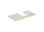 Geberit One Waschtisch-Platte 505313004 90 x 3 x 47 cm, sand-grau/lackiert hochglänzend, Ausschnitt rechts