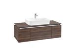 Villeroy & Boch Legato Waschtischunterschrank B757L0VH 120x38x50cm, mit LED-Beleuchtung, Arizona Oak