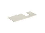 Geberit One Waschtisch-Platte 505315004 120 x 3 x 47 cm, sand-grau/lackiert hochglänzend, Ausschnitt rechts