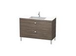 Duravit Brioso c-bonded Waschtischunterschrankset BR4703N1051 120 x 48 cm, chrom/Pine Terra, ohne Hahnloch