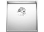 Blanco Claron Spüle 521572 400-IF, 44 x 44 cm, Edelstahl Seidenglanz, ohne Ablauffernbedienung