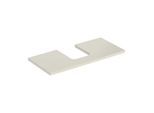 Geberit One Waschtisch-Platte 505274004 105 x 3 x 47 cm, sand-grau/lackiert hochglänzend, Ausschnitt mittig