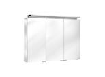 Keuco Royal L1 Spiegelschrank 13605171302 silber-gebeizt-eloxiert, 1200x742x150mm