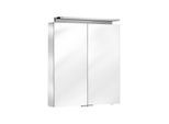 Keuco Royal L1 Spiegelschrank 13602171301 silber-gebeizt- eloxiert, 650x742x150mm