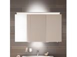 Keuco Royal L1 Spiegelschrank 13606171301 silber-gebeizt-eloxiert, 1300x742x150mm