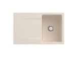 Villeroy und Boch Flächenbündige Spüle 33341FFU mit Ablaufgarnitur und Handbetätigung, Ivory