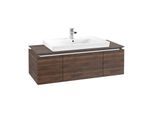 Villeroy & Boch Legato Waschtischunterschrank B696L0VH 120x38x50cm, mit LED-Beleuchtung, Arizona Oak