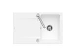 Villeroy und Boch Flächenbündige Spüle 33342FR1 mit Ablaufgarnitur und Exzenterbetätigung, weiß