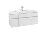 Villeroy & Boch Legato Waschtischunterschrank B683L0DH 120x55x50cm, mit LED-Beleuchtung, Glossy White