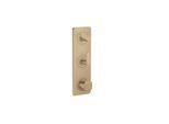 hansgrohe Axor Citterio C Thermostatmodul 49700140 ohne Struktur, brushed bronze, Unterputz, mit Platte
