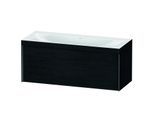 Duravit XViu Waschtisch-Unterschrank XV4612NB216C 120x48cm, 1 Auszug, ohne Hahnloch, schwarz matt, Rahmen C, Eiche schwarz