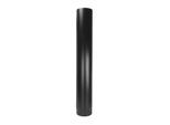 Bertrams ST-Pu Rauchrohr 08RL1000-130L 1000 mm, Ø 130 mm, pulverbeschichtet, schwarz