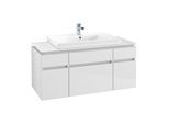 Villeroy & Boch Legato Waschtischunterschrank B69700DH 120x55x50cm, Glossy White