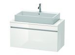 Duravit DuraStyle Waschtisch-Unterschrank DS530403535 100 x 47,8 cm, Eiche terra, für Konsole, 1 Auszug
