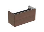 Geberit One Waschtisch-Unterschrank 500385001 2 Schubladen, 89,4x46,5x39,6cm, Echtholzfurnier nussbaum amerikanisch