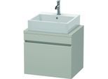 Duravit DuraStyle Waschtisch-Unterschrank DS530000707 60 x 47,8 cm, betongrau matt, für Konsole, 1 Auszug