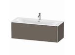 Duravit XSquare Waschtisch-Unterschrank XS422609090 121x39,7x47,8cm, Flannel Grey seidenmatt, 1 Auszug