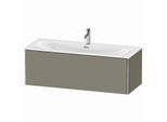 Duravit XSquare Waschtisch-Unterschrank XS422609292 121x39,7x47,8cm, Steingrau seidenmatt, 1 Auszug