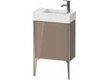 Duravit XViu Waschtisch-Unterschrank XV4532RB186 48,4 x 49,3 x 23,4 cm, rechts, cappucino hochglanz, 1 Tür, champagner matt