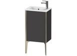 Duravit XViu Waschtisch-Unterschrank XV4480RB180 41x29x59,4cm, stehend, champagner matt, Anschlag rechts, graphit supermatt