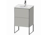 Duravit XSquare Waschtisch-Unterschrank XS452100707 51x84x41,8cm, 2 Auszüge, Betongrau matt