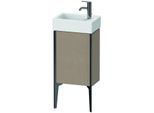 Duravit XViu Waschtisch-Unterschrank XV4530LB275 36,4 x 49,3 x 23,4 cm, links, leinen, 1 Tür, schwarz matt
