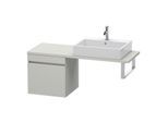 Duravit DuraStyle Waschtisch-Unterschrank DS532200707 50 x 47,8 cm, betongrau matt, für Konsole, 1 Auszug