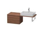 Duravit L-Cube Unterschrank LC582802121 62 x 47,7 cm, nussbaum dunkel, für Konsole, 2 Schubkästen