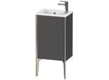Duravit XViu Waschtisch-Unterschrank XV4480LB149 41x29x59,4cm, stehend, champagner matt, Anschlag links, graphit matt